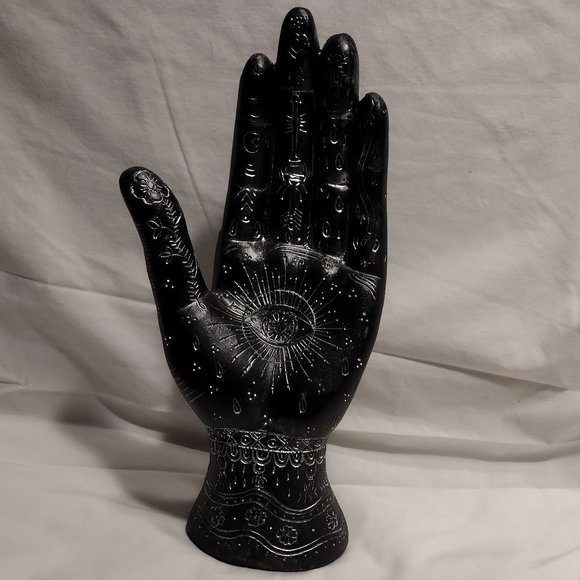 Dark Enchantment Hamsa Palmistry Hand - Picture 1 of 7